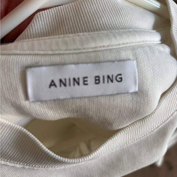 Anine Bing Cream Sweatshirt - Picture 3 of 6